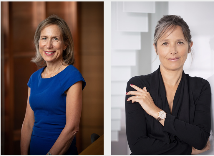 Portrait photographs of Alice Avis and Catherine Rénier